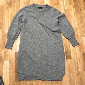 Hatch Sweater Dress Cashmere Grey Size 2 Maternity 8-10